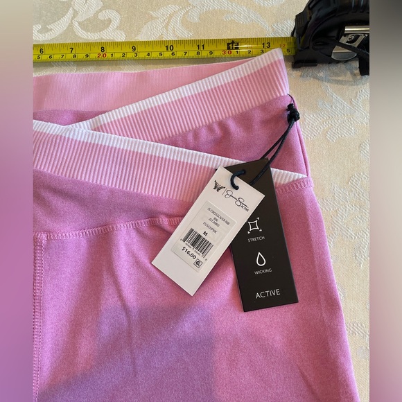 Jessica Simpson Pink Sports Bra and Shorts Set - Picture 5 of 13